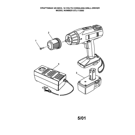 973.113060 Type 0 Cdls Drill Driver