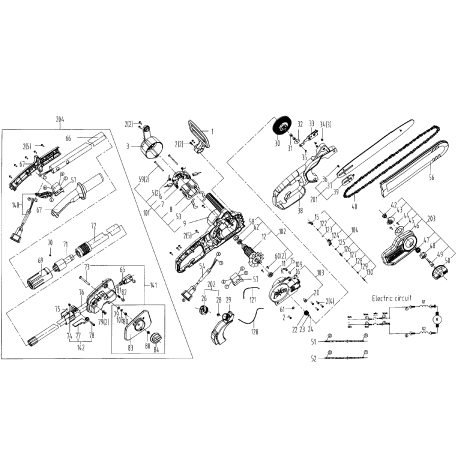 172.43983 Type 0 Electric Chainsaw