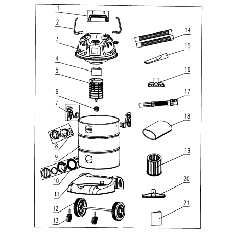 125.17608 Type 0 Wet/dry Vacuum