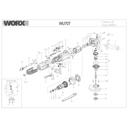 Amoladora Circular Wu707