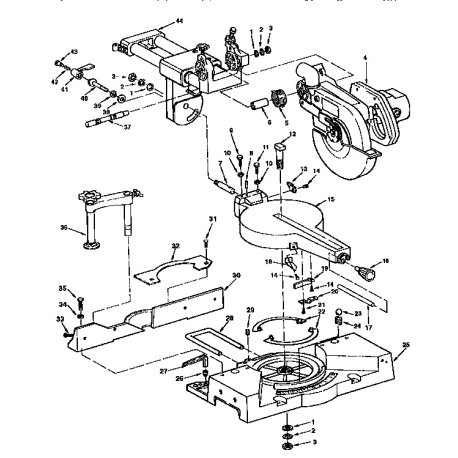 113.234920 Tipo 0 8 1/4 Comp.mtre Saw