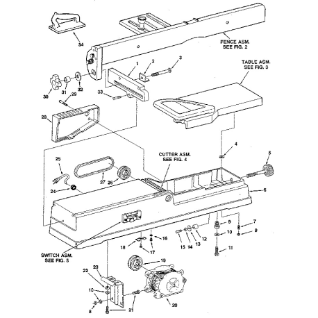 113.232210 Tipo 0 Jointer/planer