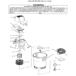 113.177410 Type 0 Wet/dry Vac