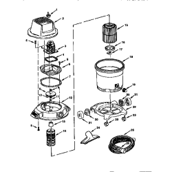 113.177040 Type 0 16g Wet/dry Vac