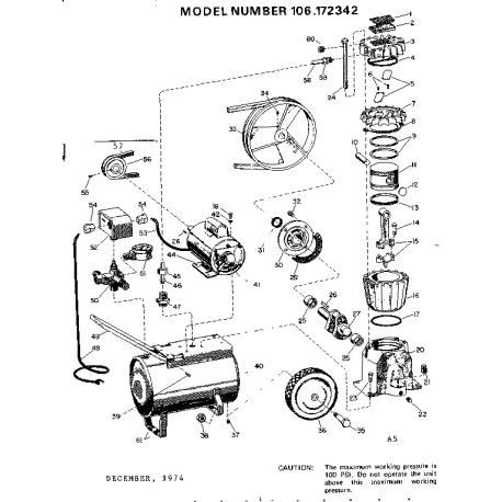 106.172342 Type 0 Craftsman Air Compr.