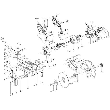 PCE700 Type 1 15 Amp Chop Saw