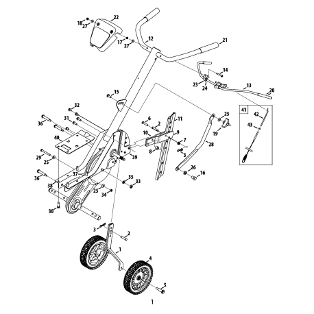 247.29934 Type 0 Front Tine Tiller