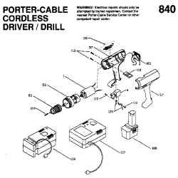 9840 Type 1 9.6v 3/8 Cdls Drill