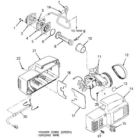 RAC102D Type 0 A .75hp 2g Mm Um 1stg 120