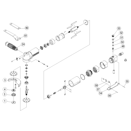 PTX4 Type 0 Grinder Air Angle