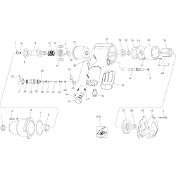 PT501 Type 0 Wrench Impact Air 1/2in