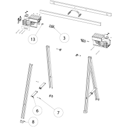 DWST11155 Tipo 0 Folding Met Sawhorse 2 Unid.