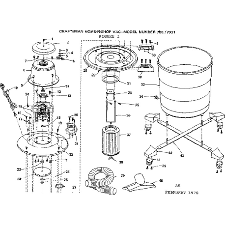 758.17931 Type 0 Home-n-shop Vac