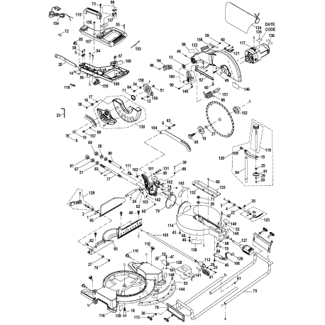 PCB120MS Type 1 12 Compd. Miter Saw