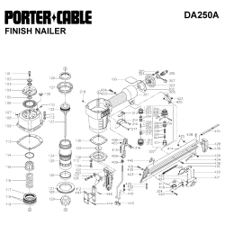 DA250A Tipo 1 2 1/2in Angle Nailer