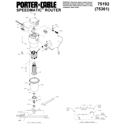 22-7519-60 Tipo 1 220v 3-1/4 Hp Router