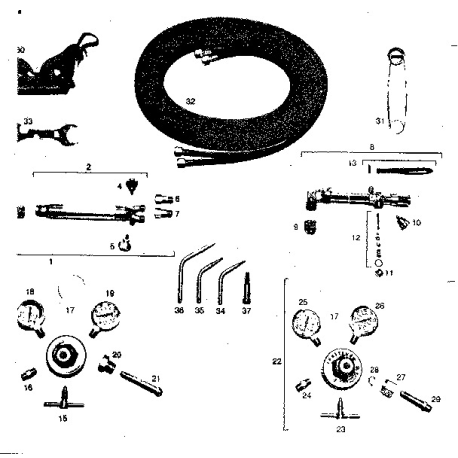 313.202720 Type 0 Gas Welding Outfit