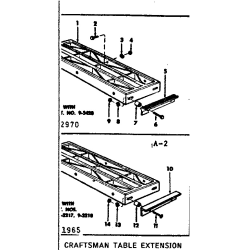 113.24400 Type 0 Craftsman Table Ex.