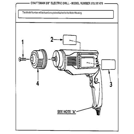 315.101470 Type 0 Electric Drill