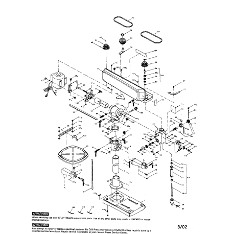 137.229340 Tipo 0 34 Drill Press