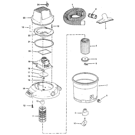 113.177761 Type 0 Wet/dry Vac