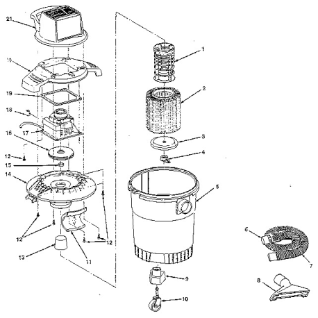 113.177480 Tipo 0 Wet/dry Vac