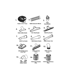 113.170330 Tipo 0 16g Wet/dry Vac