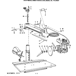 113.29341 Tipo 0 9 In Radial Saw