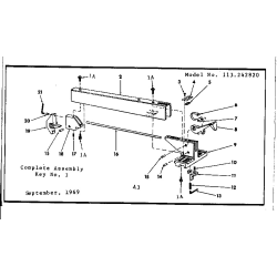 113.242820 Tipo 0 Bench Saw 8 In