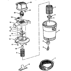 113.277440 Tipo 0 6 Gallon Wet/dry Vac