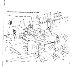 113.23800 Tipo 0 Craftsman Lathe