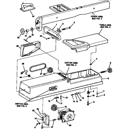 113.232211 Tipo 0 Jointer/planer