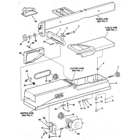 113.232200 Type 0 6 1/8 Jointer/planer