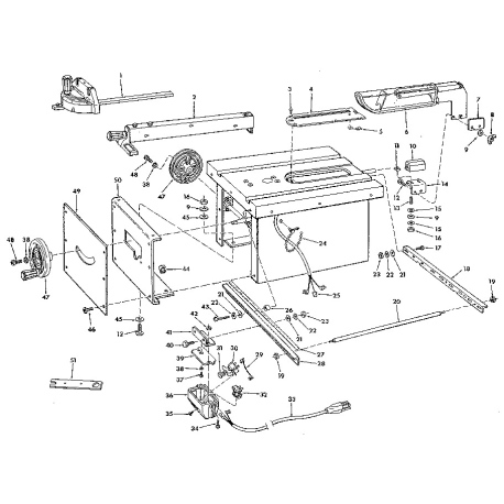 113.226670 Tipo 0 10 Direct Drive Saw