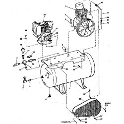 106.175181 Tipo 0 Craftsman Air Compr.