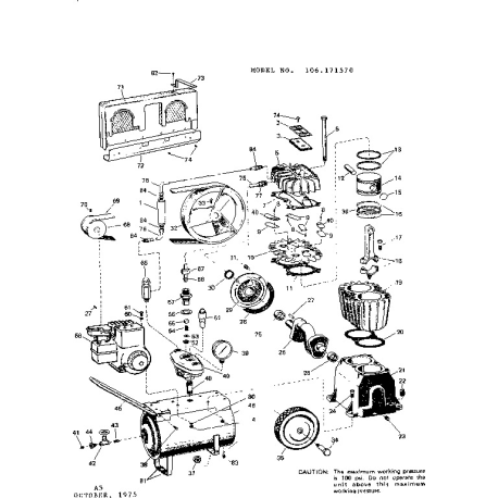 106.171570 Tipo 0 Craftsman Air Compr.