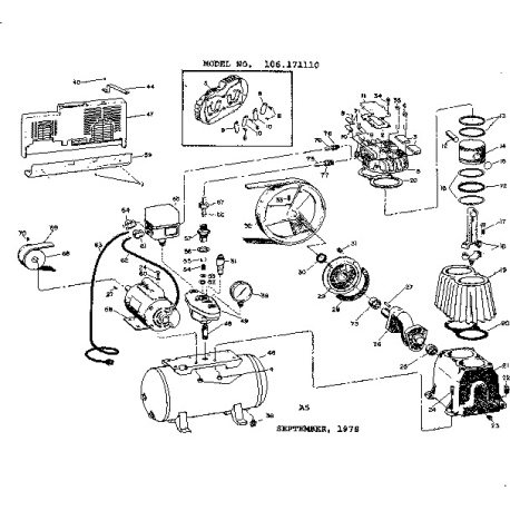 106.171110 Tipo 0 Craftsman Air Compr.