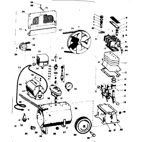 106.153740 Type 0 Craftsman Air Compr.