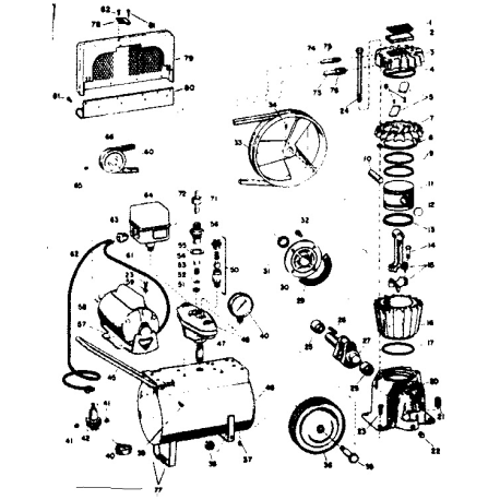 106.153640 Type 0 Craftsman Air Compr.