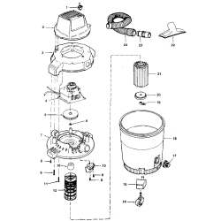 113.179200 Tipo 0 16g Wet-dry Vac