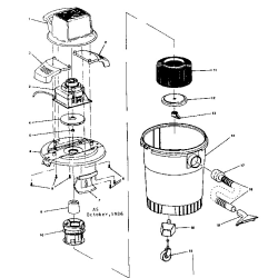 113.179120 Tipo 0 6 Gallon Wet-dry Vac