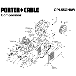 CPL55GH8W Tipo 0 A 5.5hp 8g Wb Ol 1stg Gas