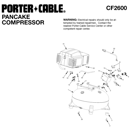 CF2600 Type 0 A 2.0hp 6g Pc Um 1stg 120