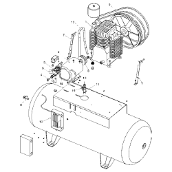 ACSL10120H2 Type 2 A 10hp 120g Hs Ol 2stg 24