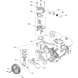 DXCMTA5090412 Tipo 0 4-gal Compressor