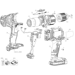 CMCD711C2 Tipo 1 Shell 20v Max Compact Ham