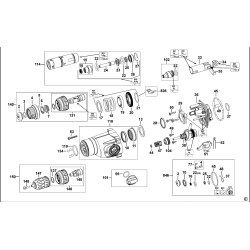 D25134K Tipo 1 800w Sds Plus Hammer - 3 1 Unid.