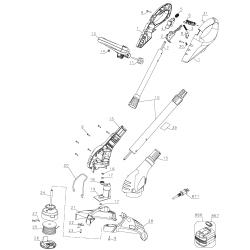 LST1018 Tipo 1 18v String Trimmer 18 Unid.