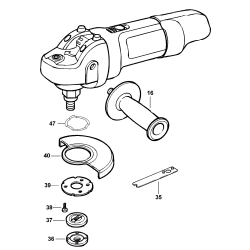 7750O Type 1 4-1/2 Small Angle Grinder 1 Unid.