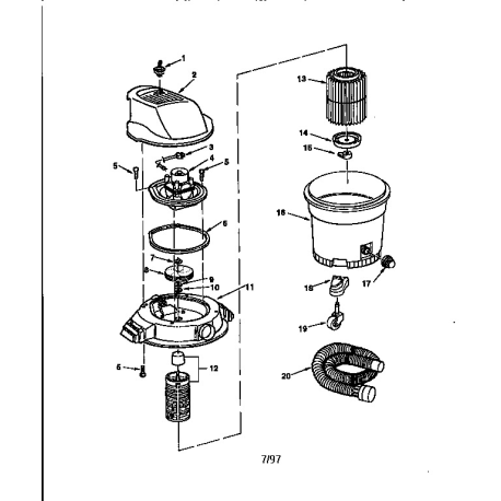 113.177790 Type 0 Wet/dry Vac